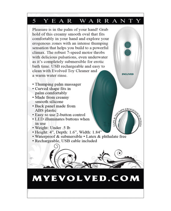Evolved Palm Pleasure - Teal - Image 2
