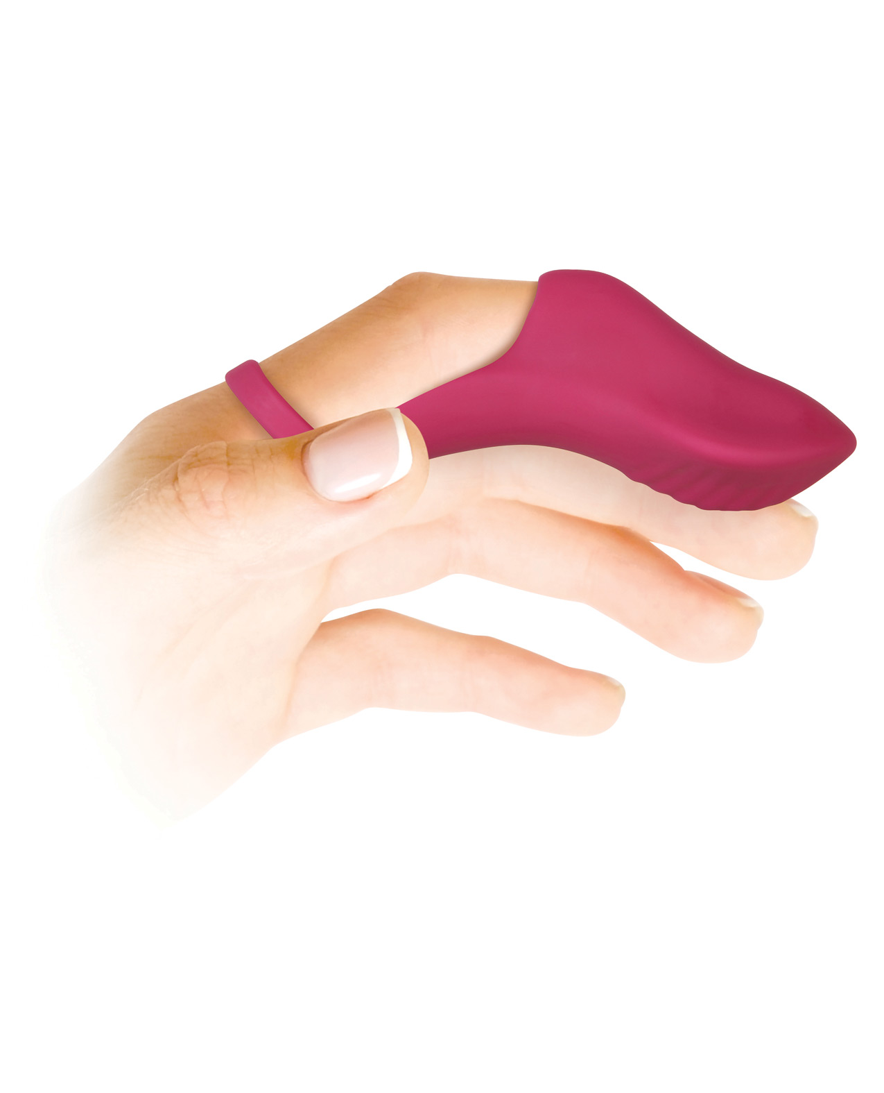 Evolved Frisky Finger Rechargeable Bullet - Burgundy - Image 5