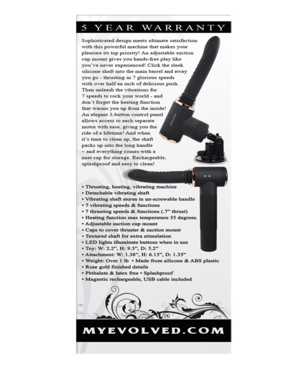 Evolved Too Hot to Handle Thrusting Machine - Black - Image 2
