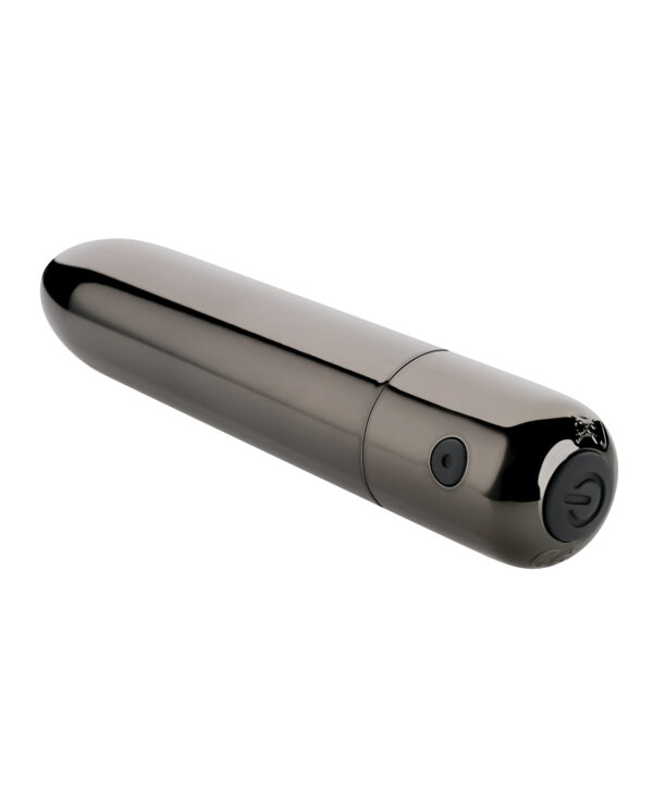 Evolved Real Simple Rechargeable Bullet - Black Chrome - Image 5