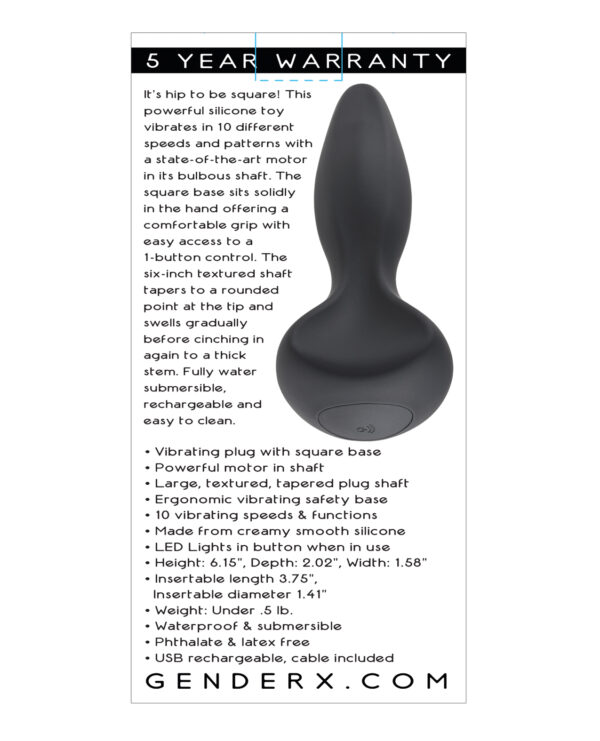 Gender X  Hip To Be Square - Black - Image 2