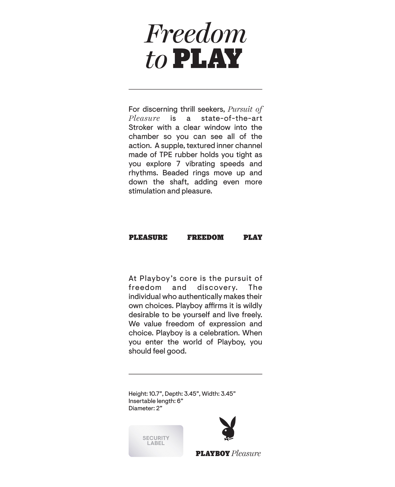 Playboy Pleasure Pursuit Of Pleasure Stroker - 2 AM - Image 2