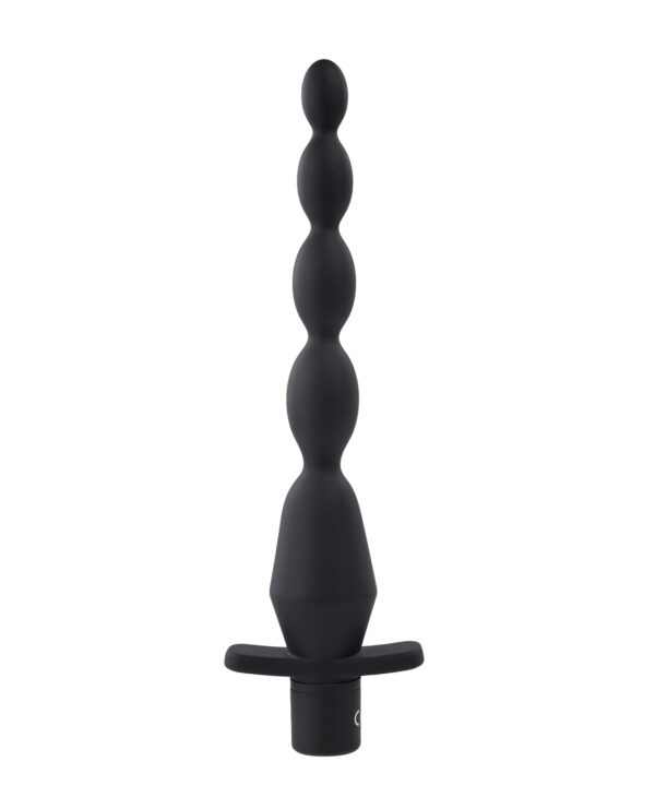 Selopa Vibrating Butt Beads - Black - Image 2