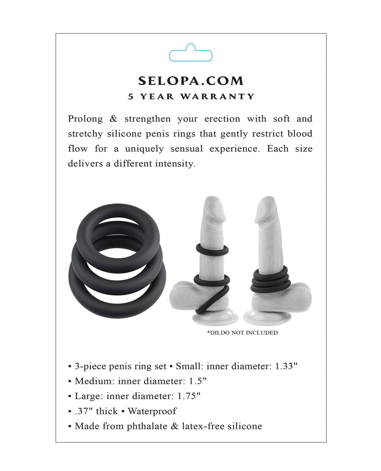 Selopa 3 Ring Circus - Black - Image 5