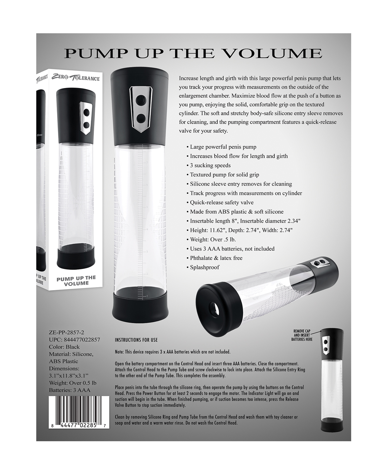 Zero Tolerance Pump Up The Volume - Image 5