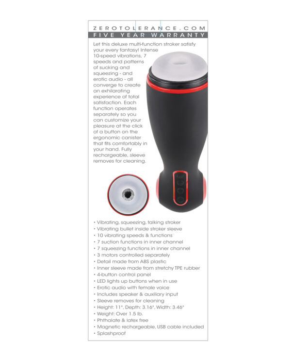 Zero Tolerance Tight Squeeze - Black/Red - Image 5
