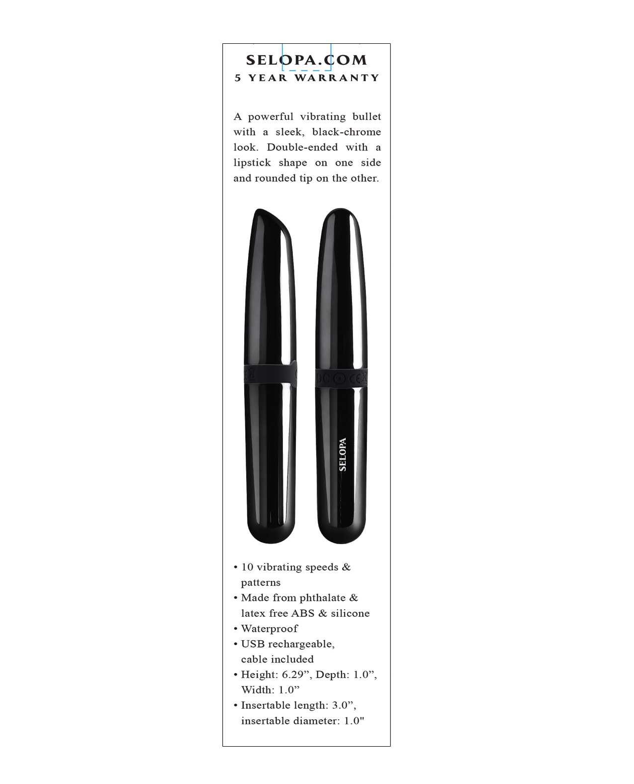 Selopa Buzz Buddy - Black Chrome - Image 5