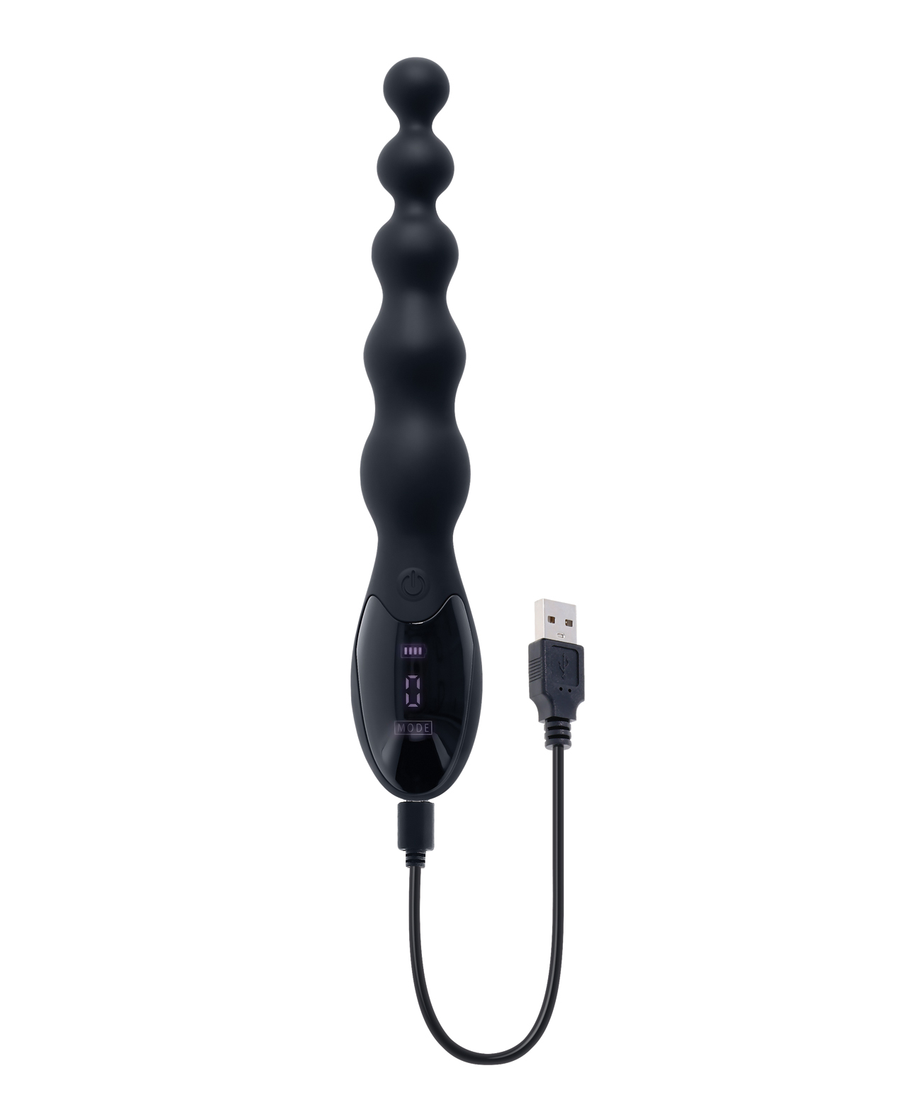 Zero Tolerance Backdoor Baton Beaded Anal Vibrator - Black - Image 5