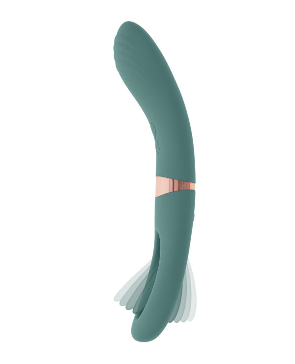 Evolved Chick Flick G-Spot Vibrator - Teal - Image 4