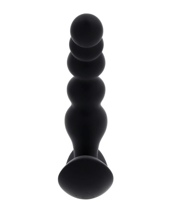 Evolved Bead Me Up Curved Anal Vibrator w/Remote Control - Black - Image 4