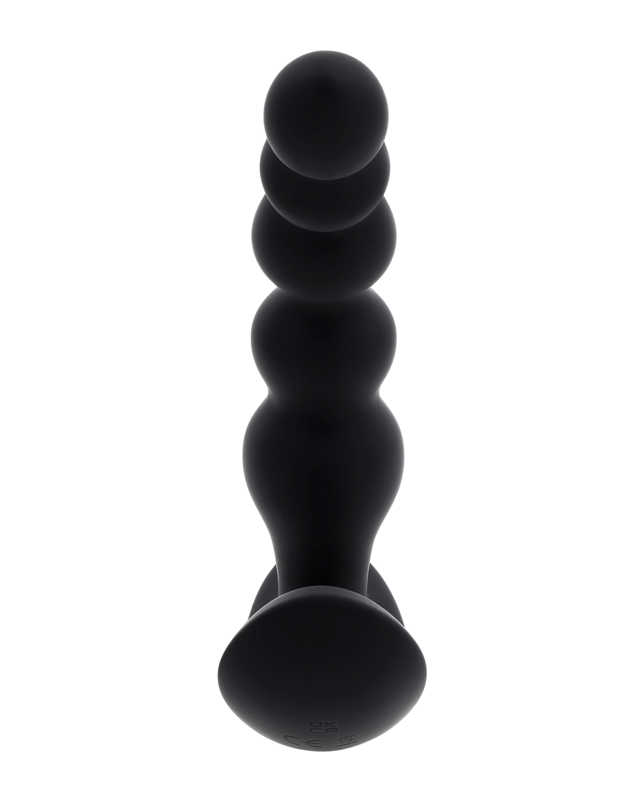 Evolved Bead Me Up Curved Anal Vibrator w/Remote Control - Black - Image 4