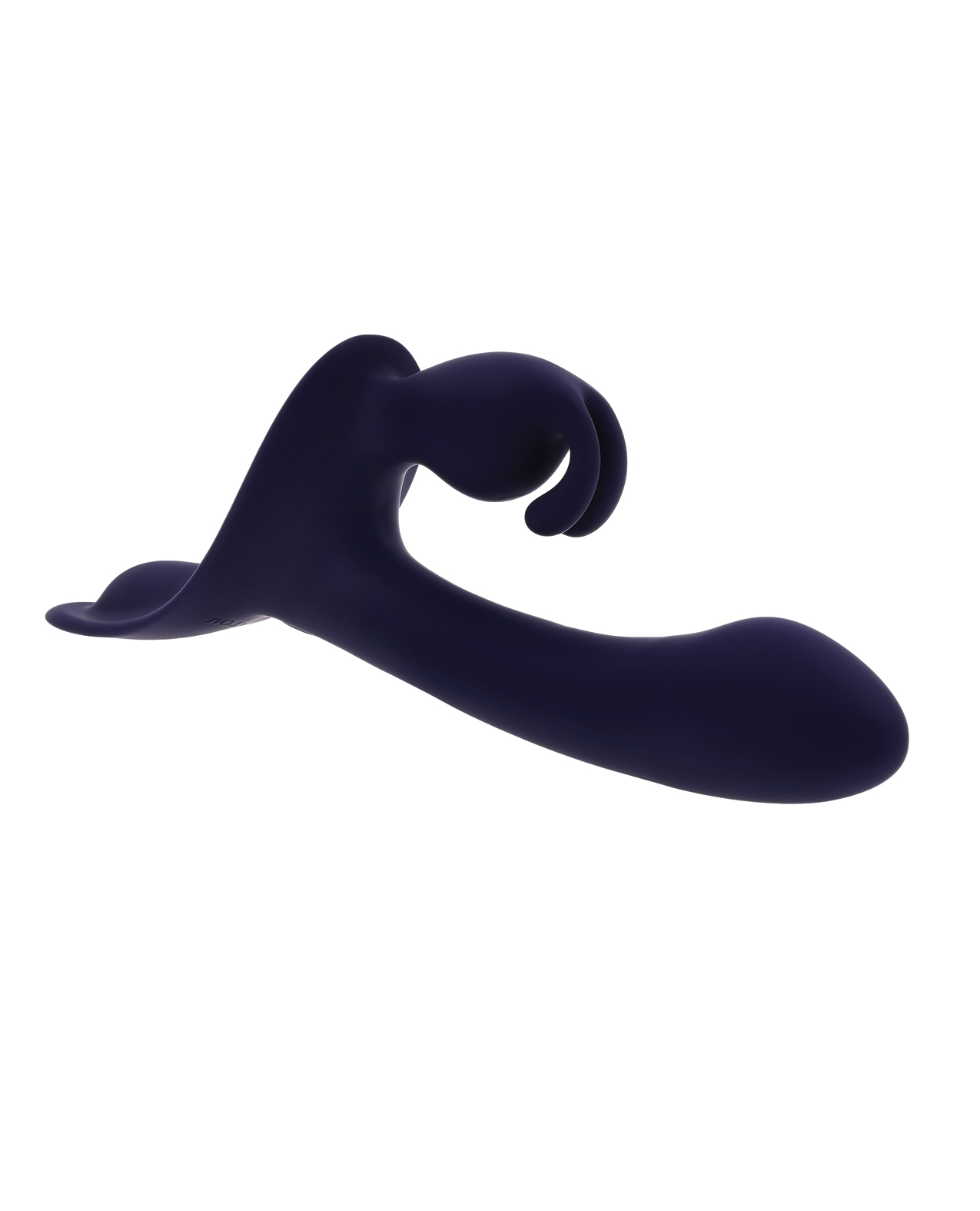 Evolved Giving Vibes Strap-On Bunny Eared Stimulator w/Remote Control - Purple - Image 3