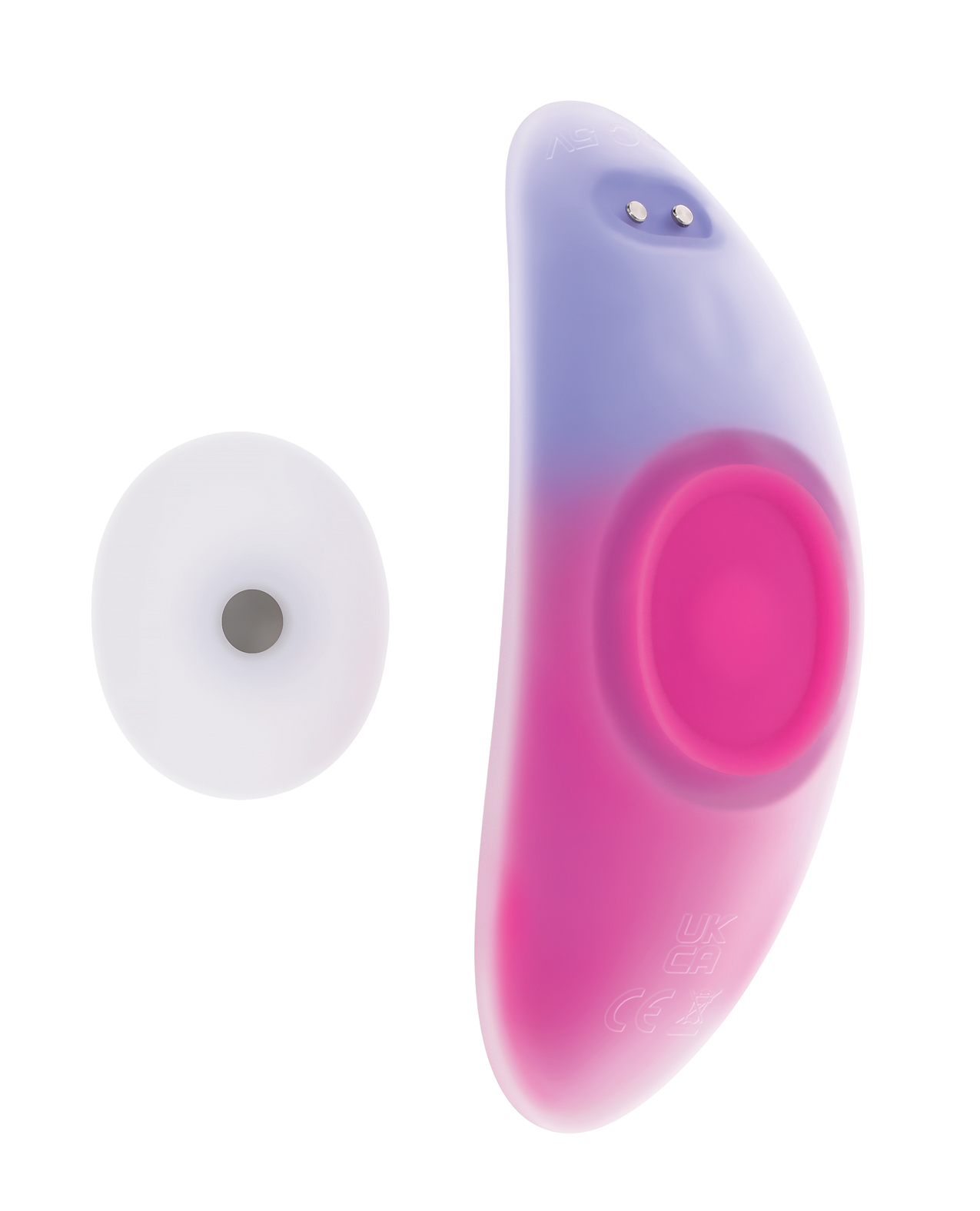 Evolved Paradise Panty Curved Panty Vibe w/Remote Control - Pink/Purple - Image 5