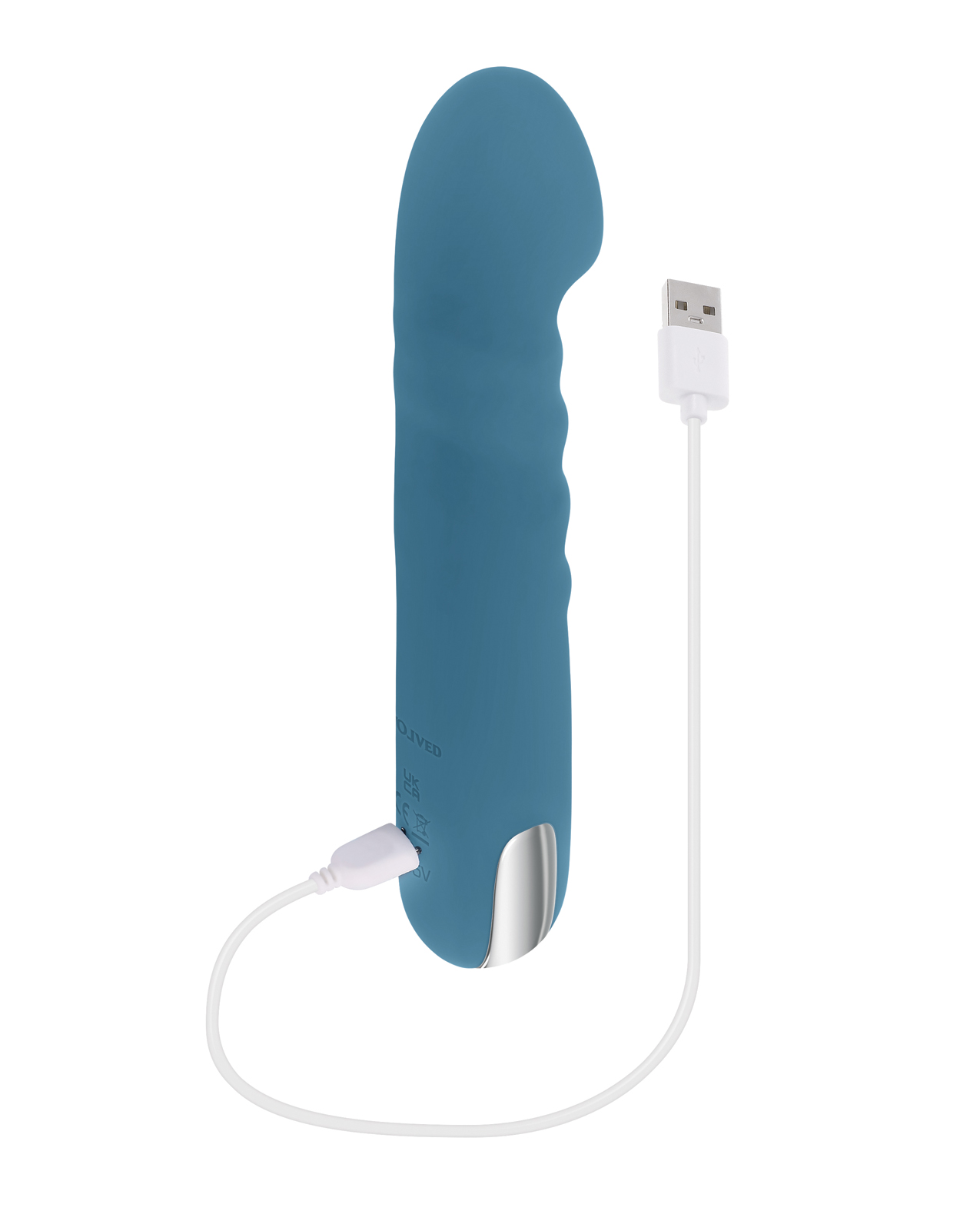 Evolved Queen of All Trades Thrusting & Rotating Vibrator - Teal - Image 5