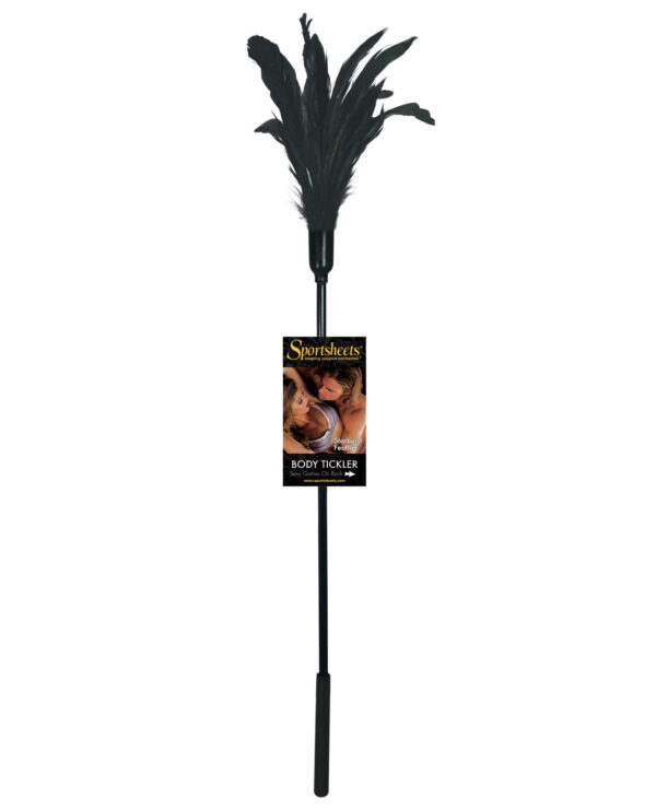 Sportsheets Body Tickler Starburst Feather - Black
