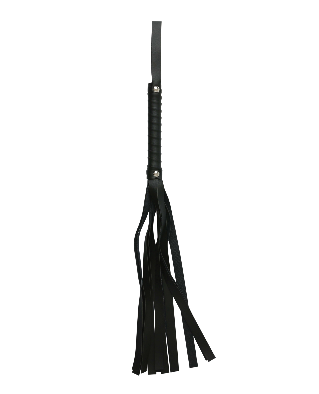 Sex & Mischief Faux Leather Flogger - Black - Image 2