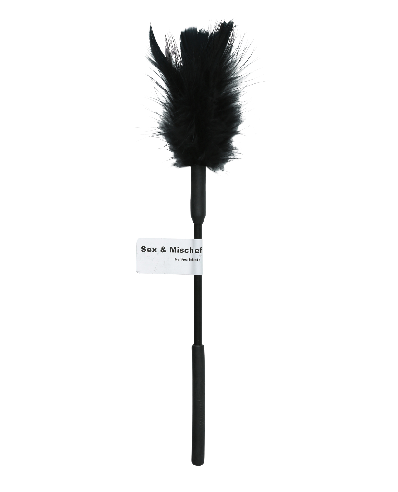 Sex & Mischief Feather Slapper - Red/Black Feathers - Image 4