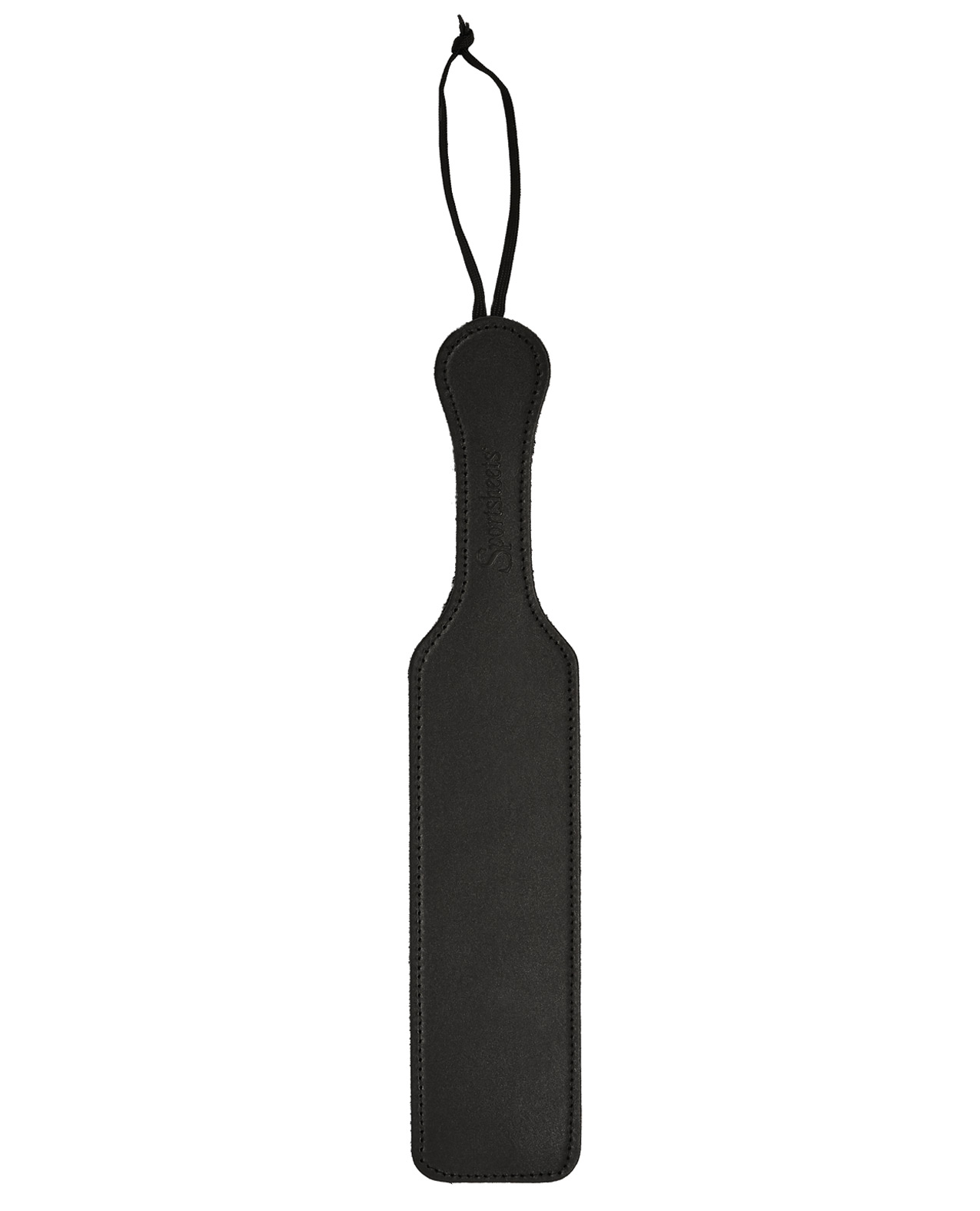 Sportsheets Leather Paddle w/Black Fur - Image 2