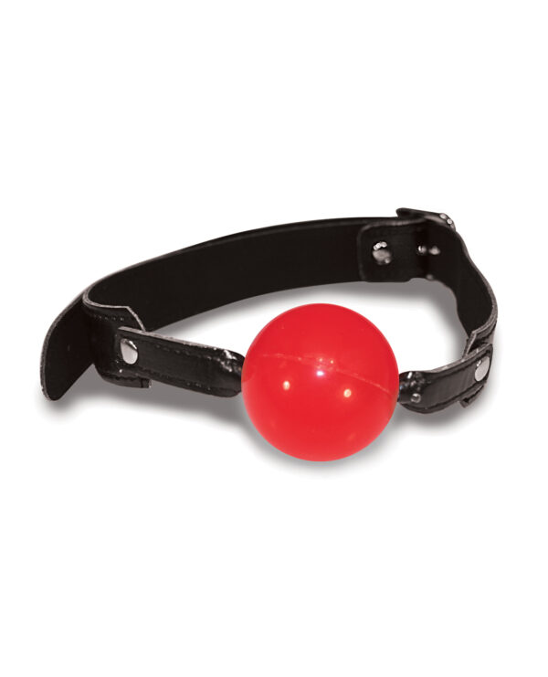 Sex & Mischief Solid Red Ball Gag - Image 2