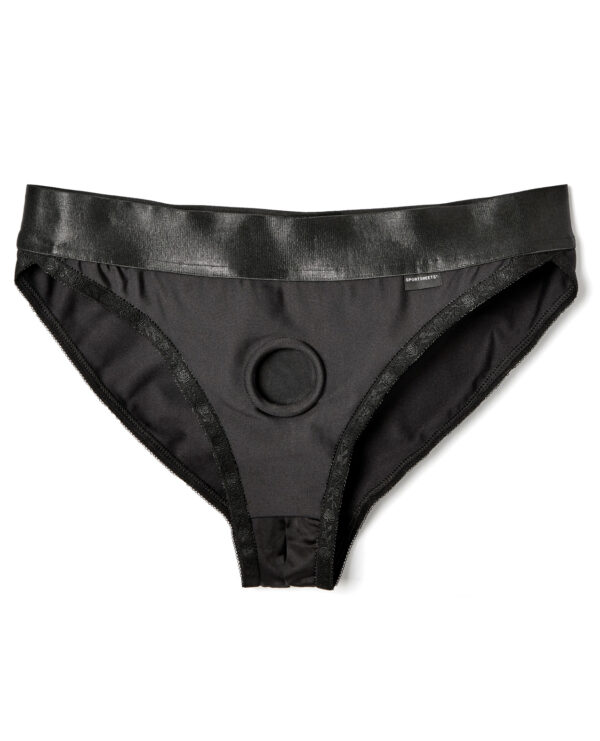 Sportsheets Em.Ex. Silhouette Harness XXX-Large - Black - Image 4