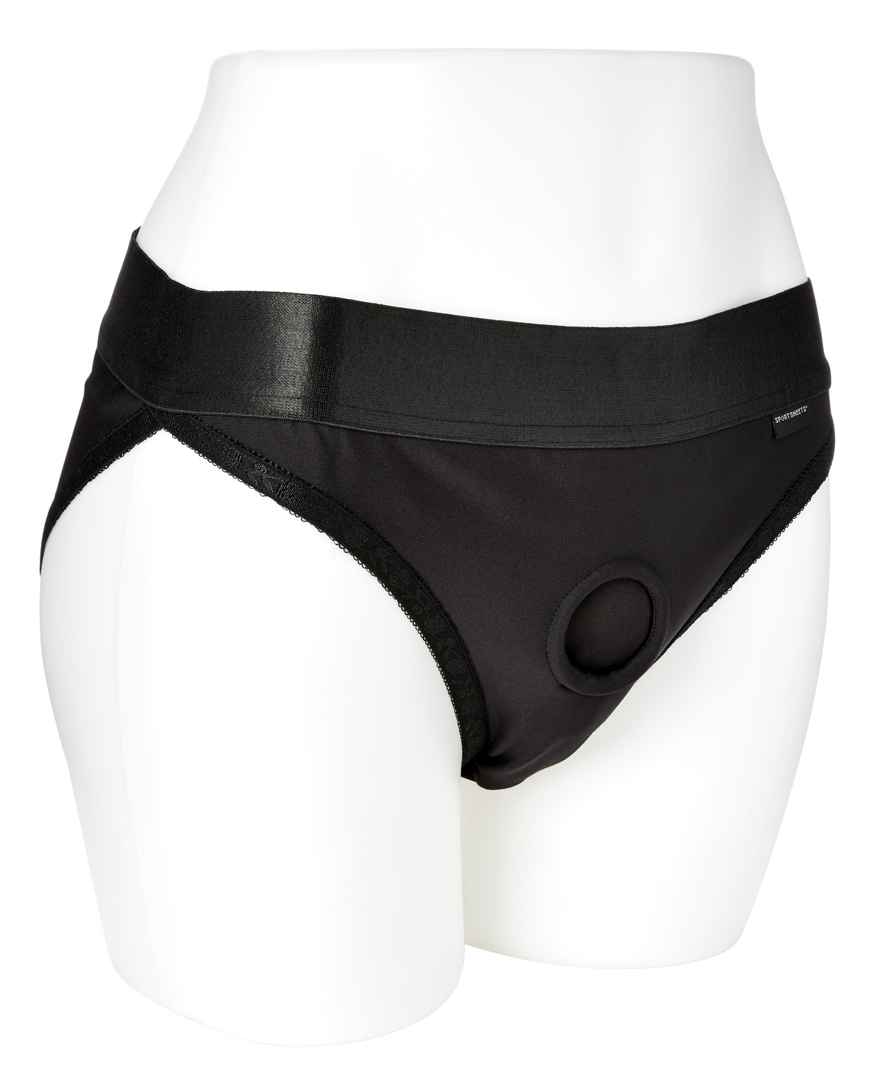 Sportsheets Em.Ex. Silhouette Harness XX-Large - Black - Image 2