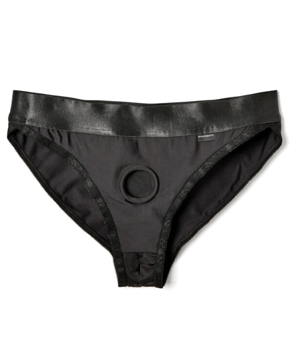 Sportsheets Em.Ex. Silhouette Harness XX-Large - Black - Image 4
