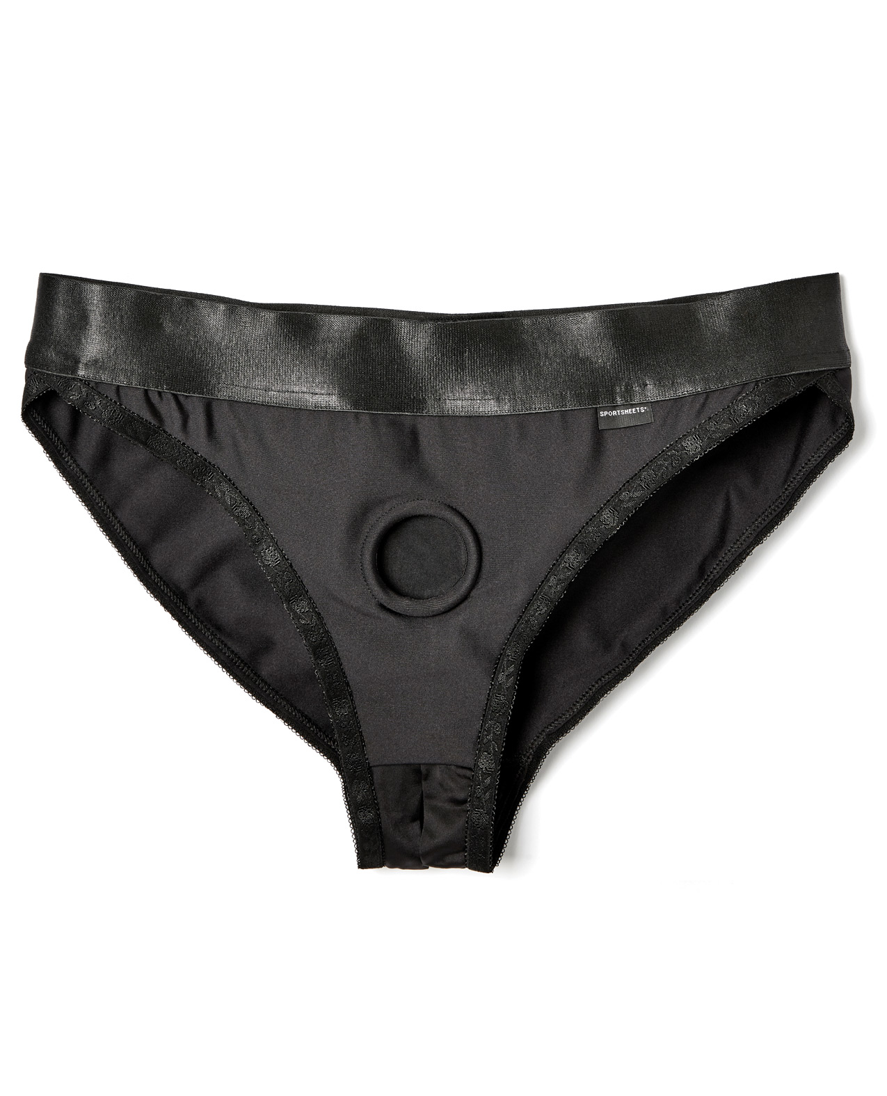 Sportsheets Em.Ex. Silhouette Harness XX-Large - Black - Image 4