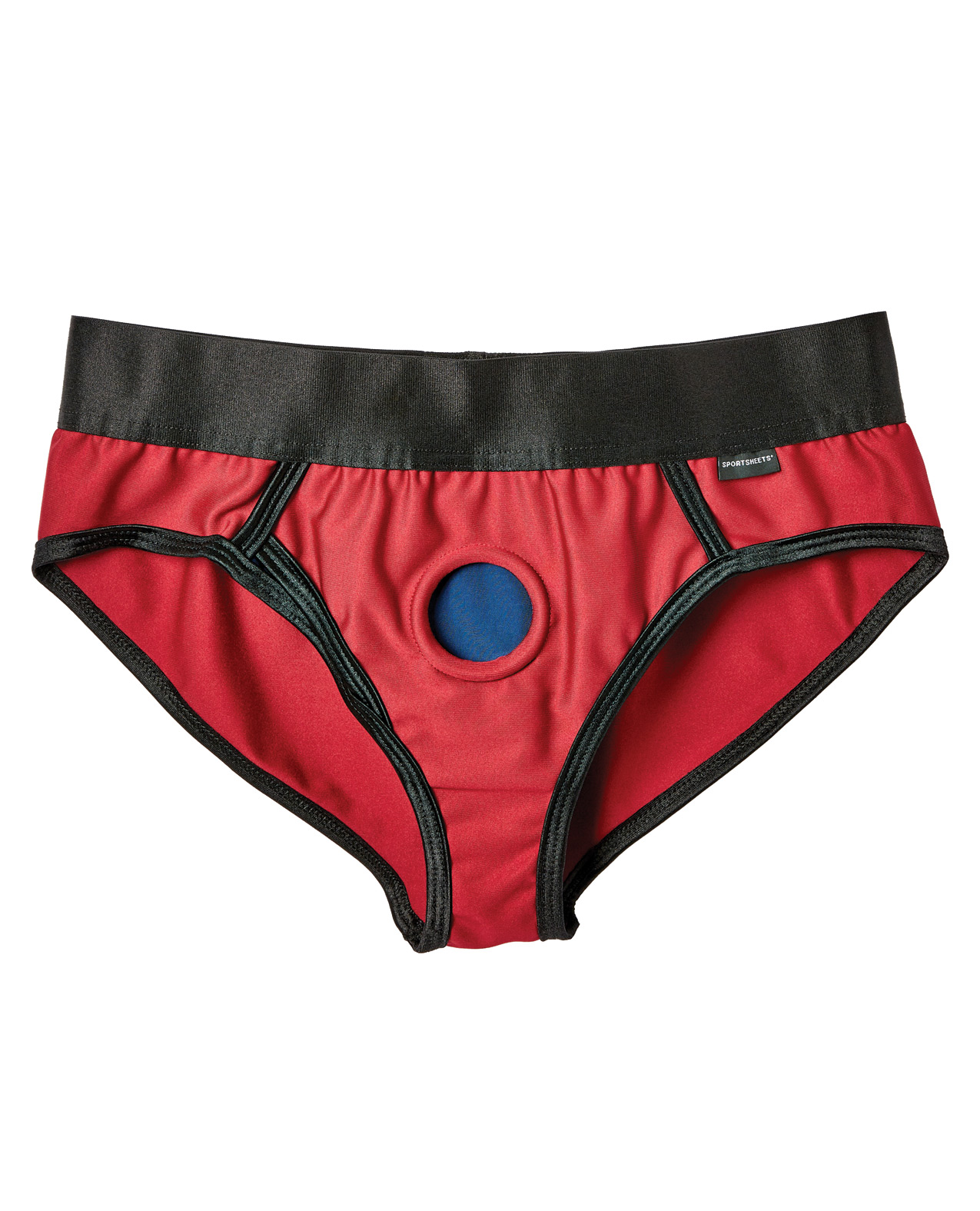 Sportsheets Em.Ex. Contour Harness XX-Large - Red - Image 4