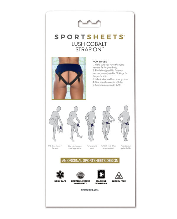 Sportsheets Strap On - Cobalt - Image 2