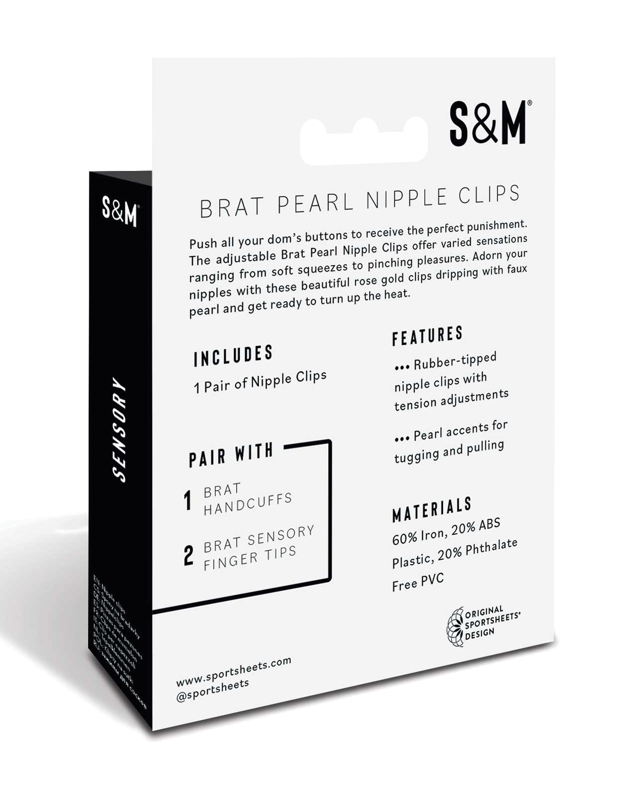 Sex & Mischief Brat Pearl Nipple Clips - Image 2