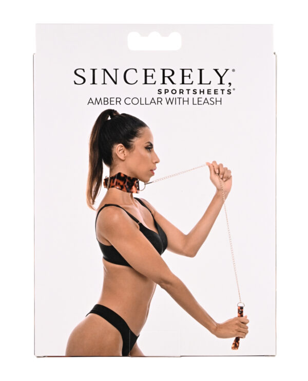 Sincerely Amber Collar & Leash - Image 2
