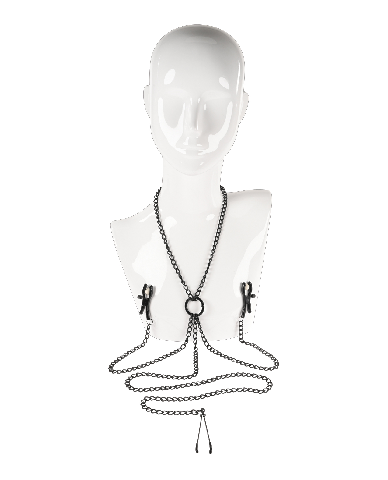 Saffron Chain Nipple to Clit Set - Black - Image 4