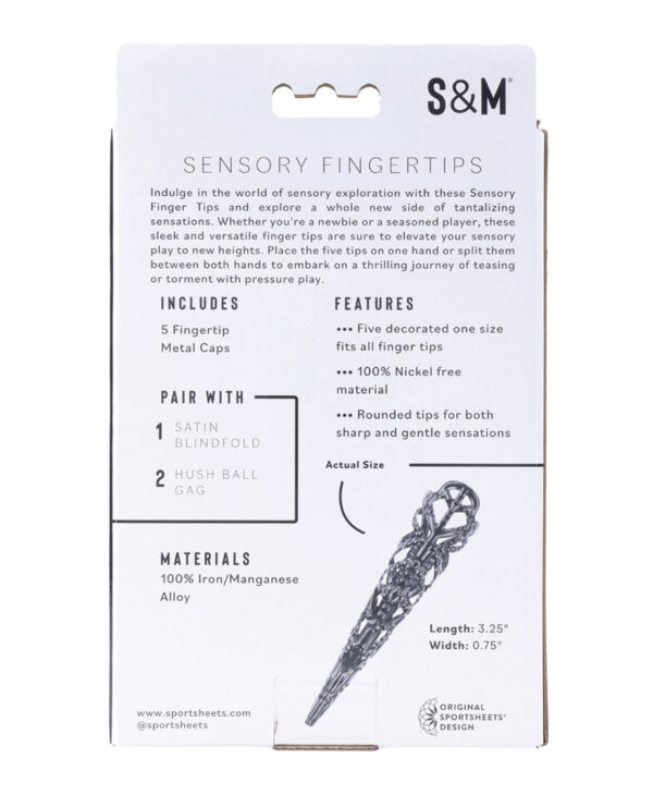 Sex & Mischief Sensory Fingertips - Black - Image 5