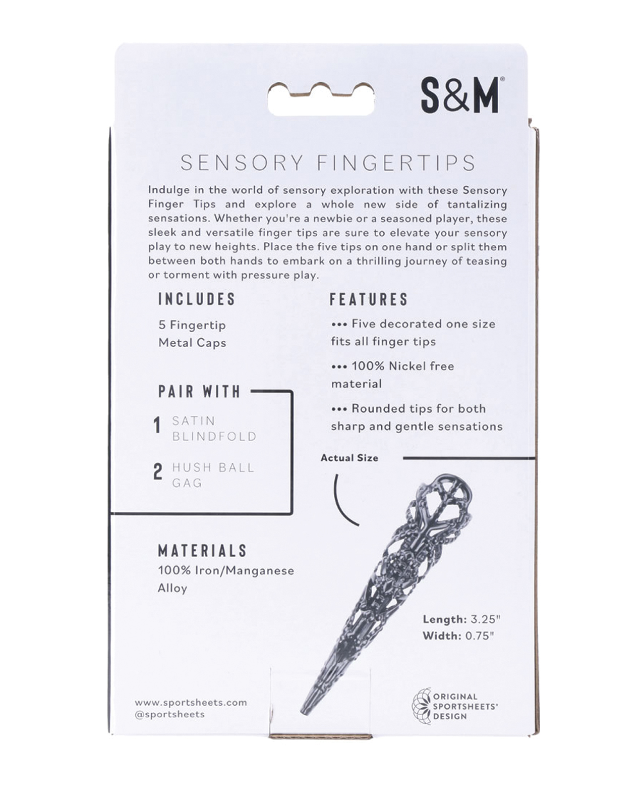 Sex & Mischief Sensory Fingertips - Black - Image 5