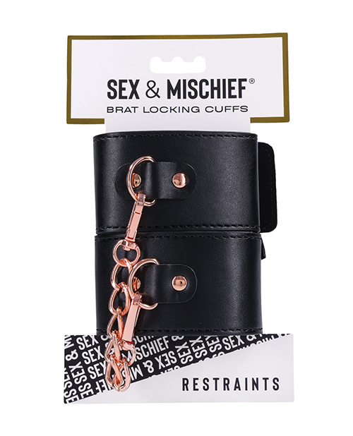 Sex & Mischief Brat Locking Cuffs - Image 5