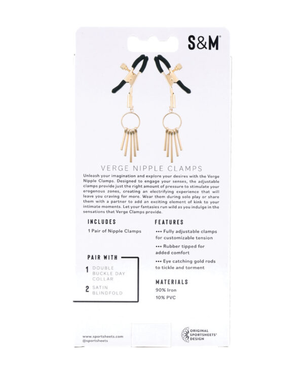 Sex & Mischief Verge Nipple Clamps - Image 5
