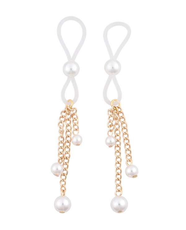 Sex & Mischief Pearl Nipple Ties - Image 2
