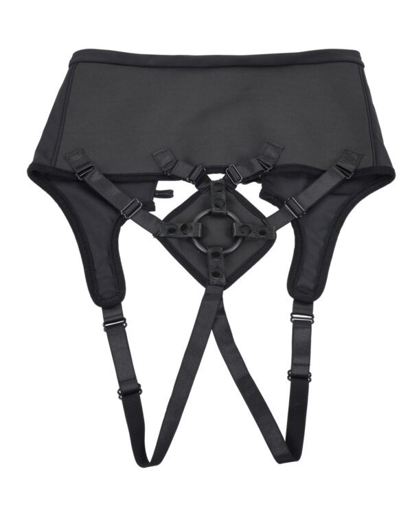 Sportsheets High Waisted Strap-On Corset - Black - Image 2