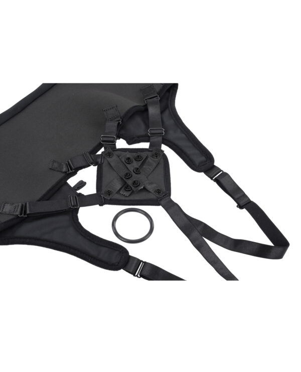 Sportsheets High Waisted Strap-On Corset - Black - Image 3