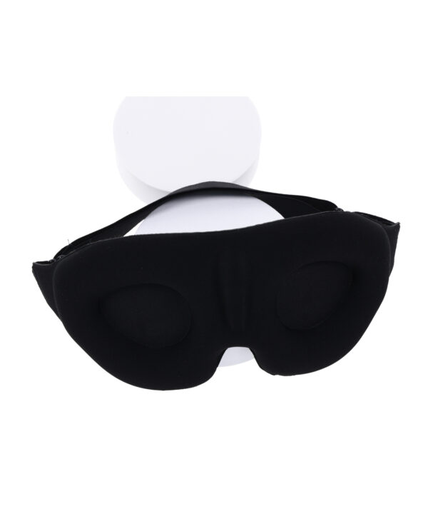 Sportsheets Blackout Memory Foam Blindfold - Black - Image 2