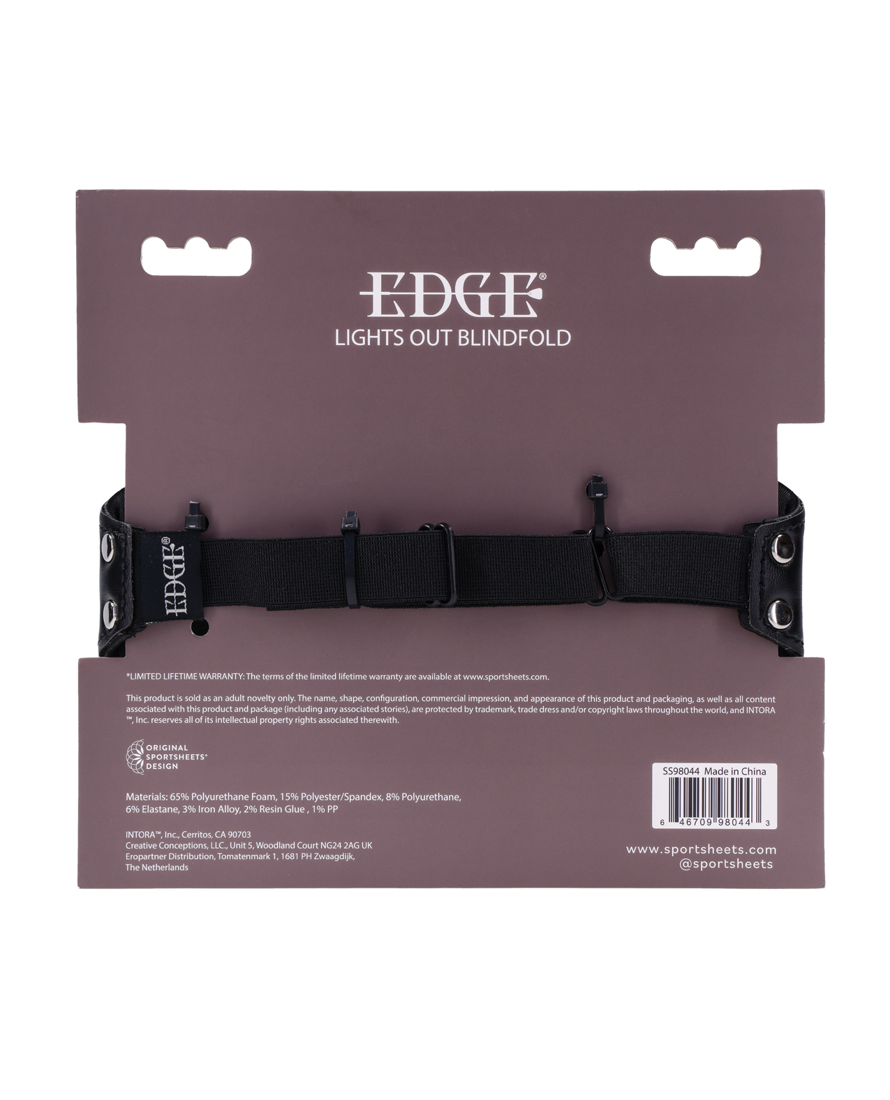 Edge Lights Out Blindfold - Black - Image 5