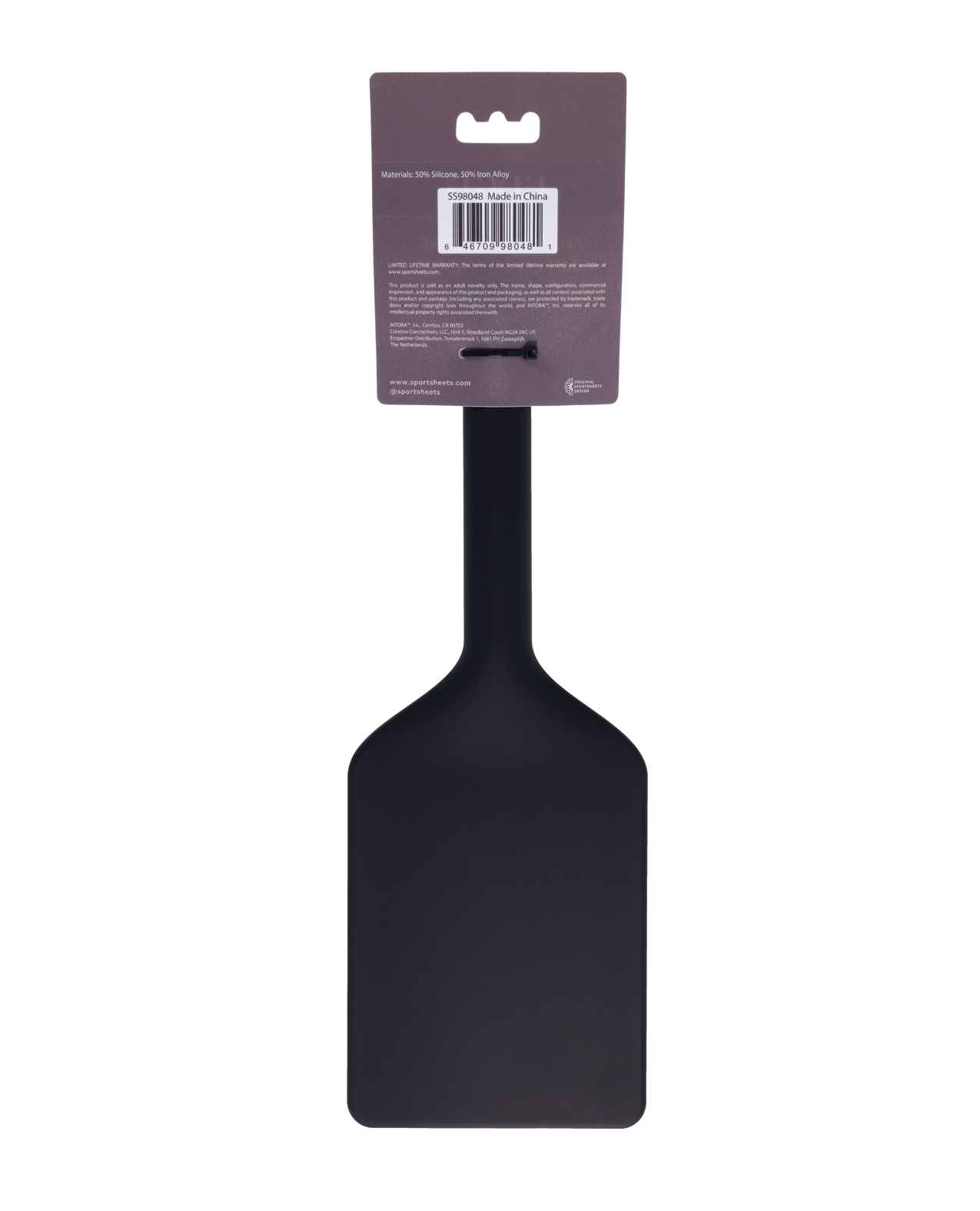Edge FUCK TOY Silicone Paddle - Black - Image 5