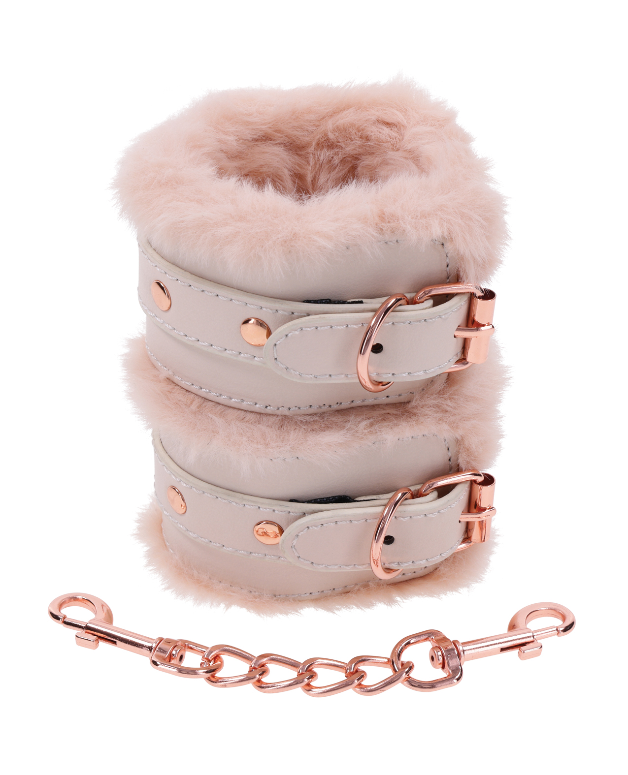Sex & Mischief Peaches 'n CreaMe Fur Handcuffs - Image 3