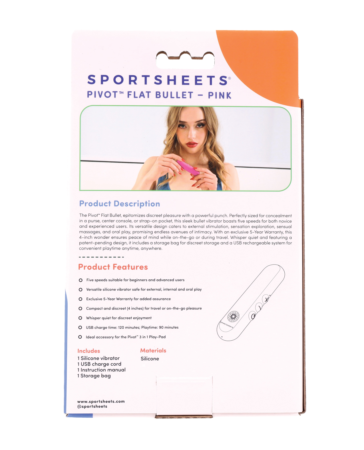 Pivot Flat Bullet - Pink - Image 5