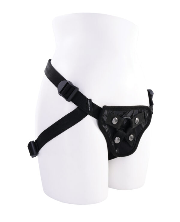 Sportsheets Velvet Noir Strap-On - Black - Image 4