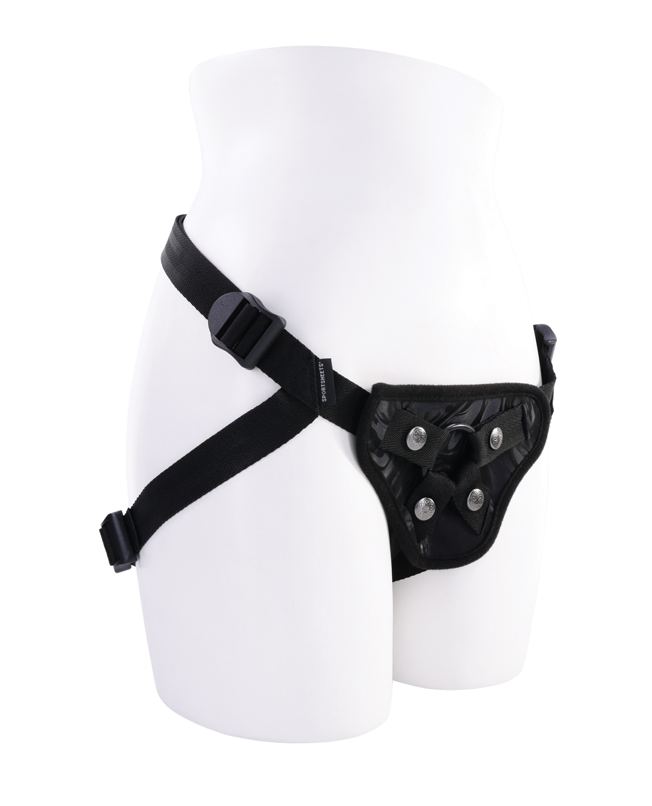 Sportsheets Velvet Noir Strap-On - Black - Image 4