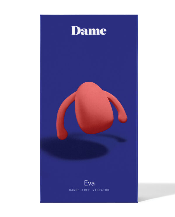 Dame Eva Hands Free Vibrator - Papaya - Image 3