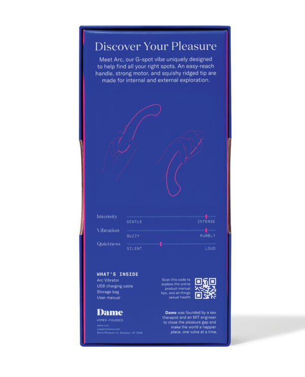 Dame Arc G-Spot Vibrator - Plum - Image 5