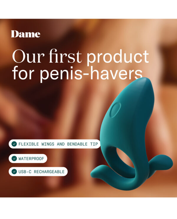 Dame Hug Vibrating Couples Ring - Fir - Image 5