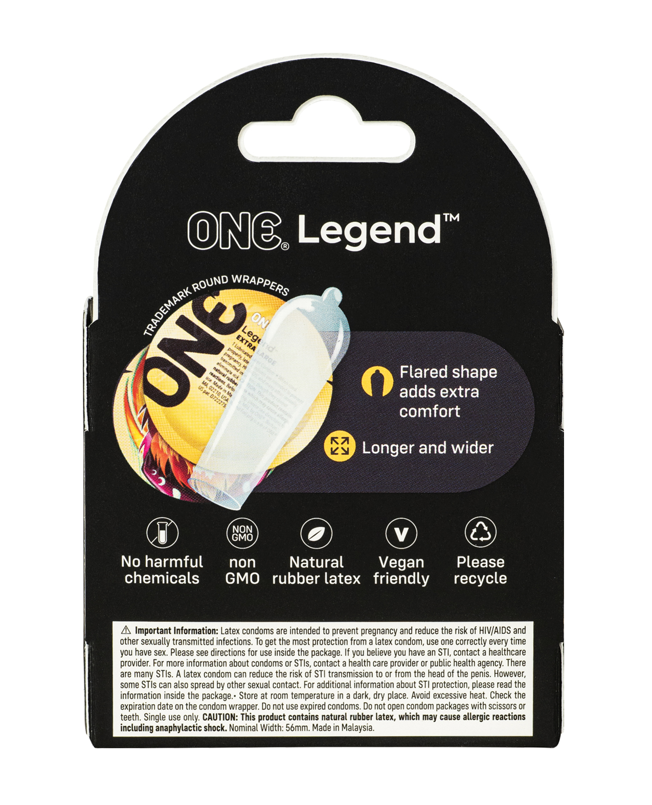 One The Legend XL Condoms - Box of 3 - Image 2